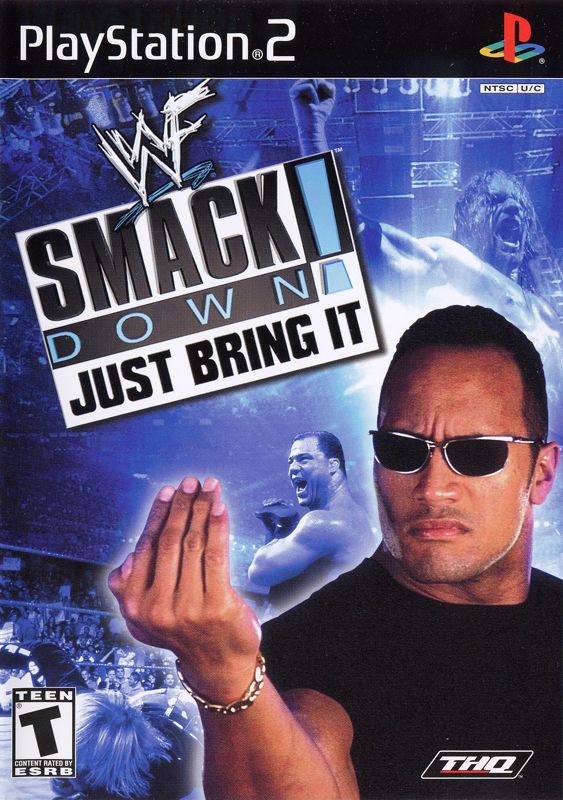 WWF Smackdown Just Bring It box art for Playstation 2